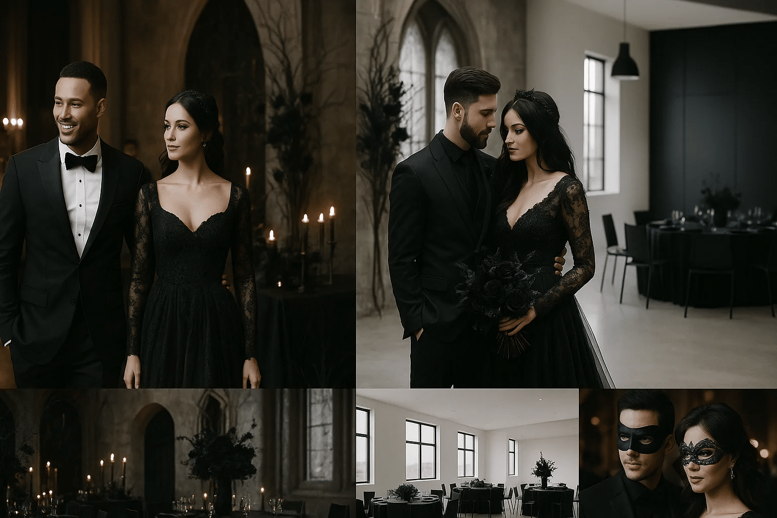 Organizing a Black-Themed Party with Perfect Color Pairings