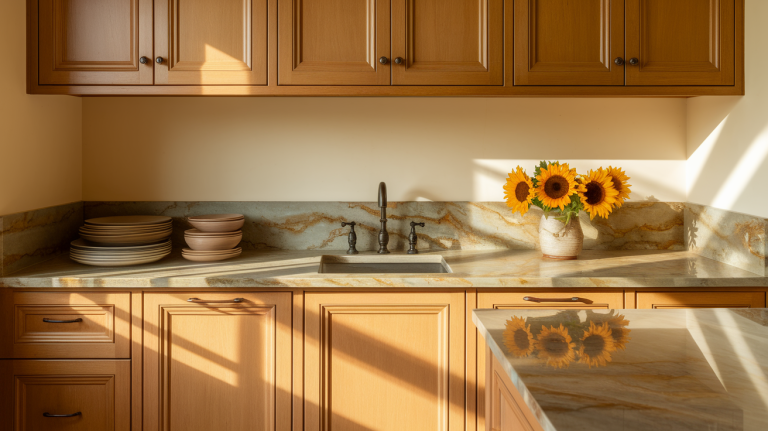 11 Best Quartz Countertops for Honey Oak Cabinets