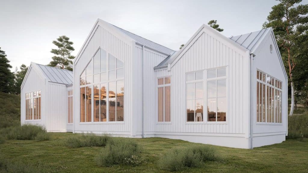 All-White Scandinavian Design House