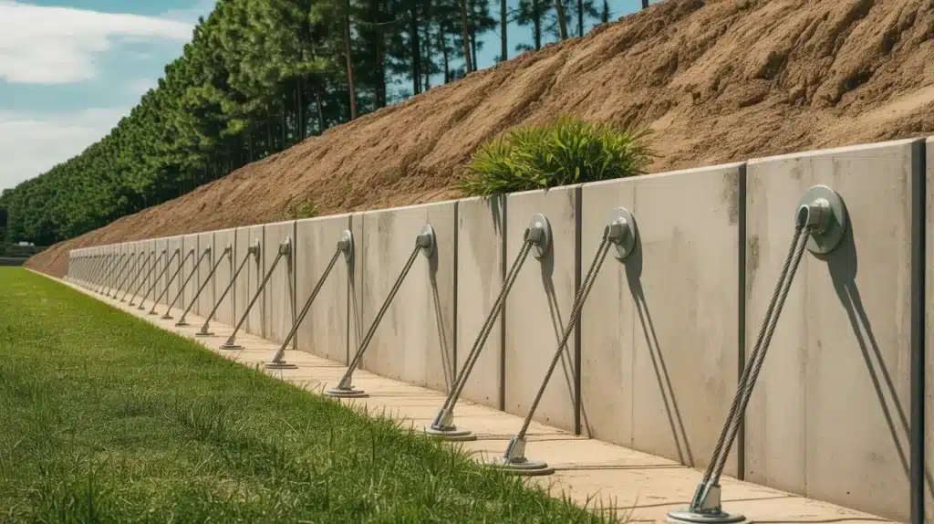 Anchored Wall