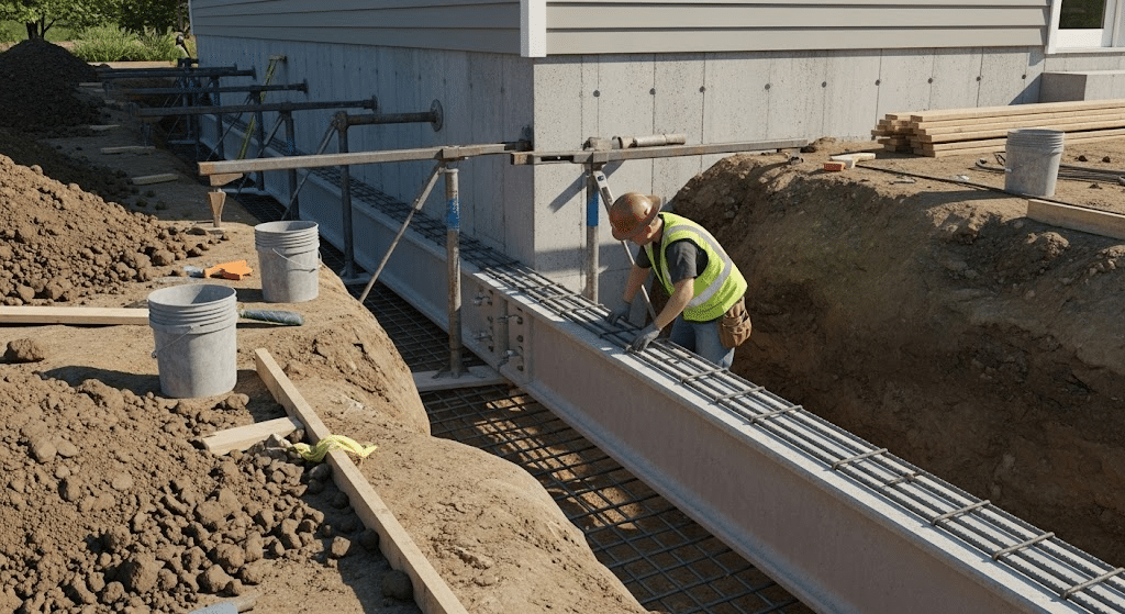 Beam and Base Underpinning