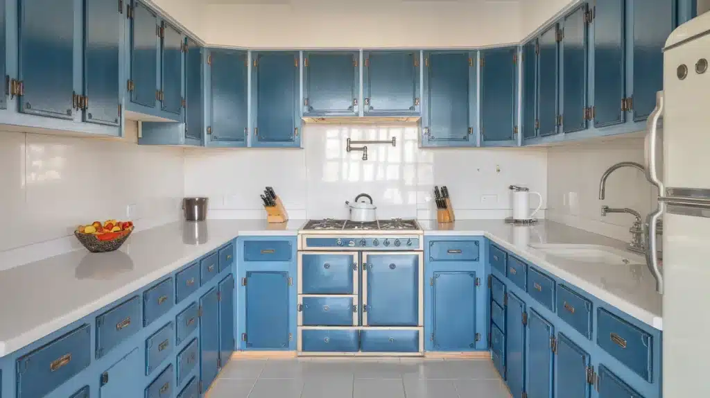 Blue Laminate with Quartz