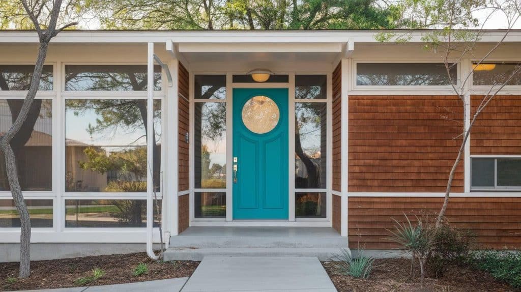 Bold Colored Entry Door