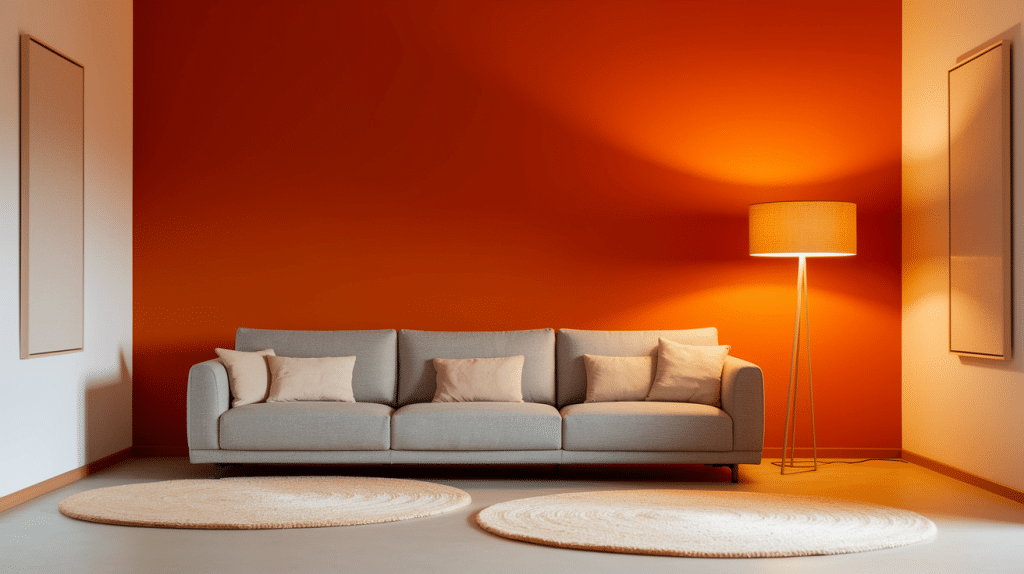 Burnt Orange Accent Walls for Instant Impact