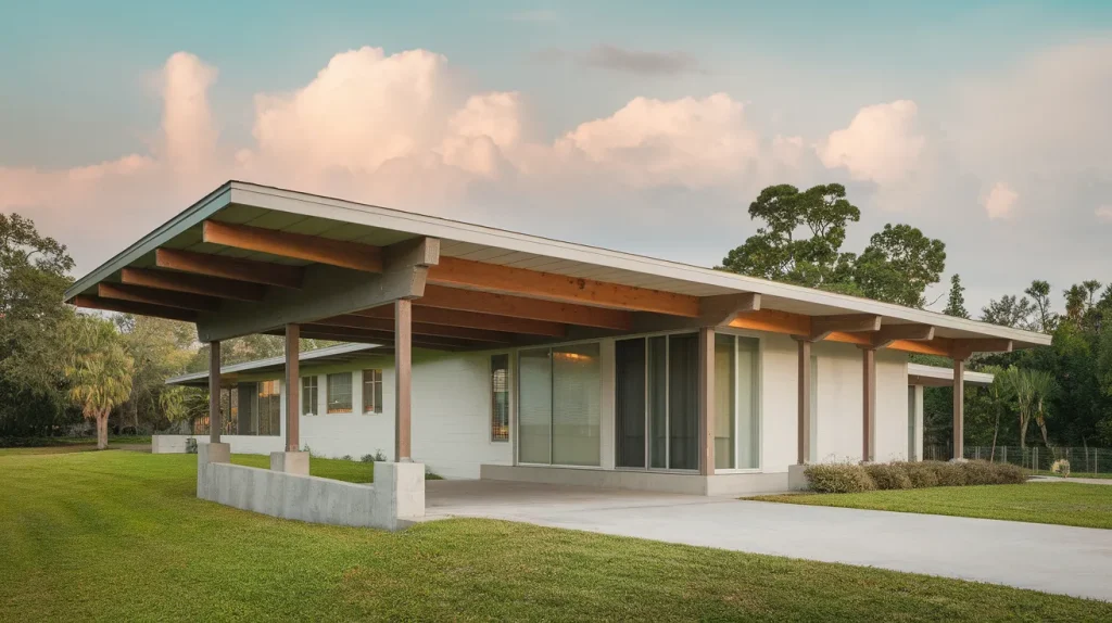 Cantilevered Carports
