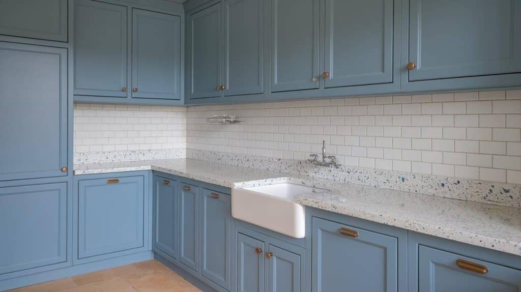 Classic Blue with Terrazzo