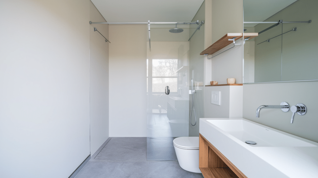 Clear-Glass-Shower- Enclosure