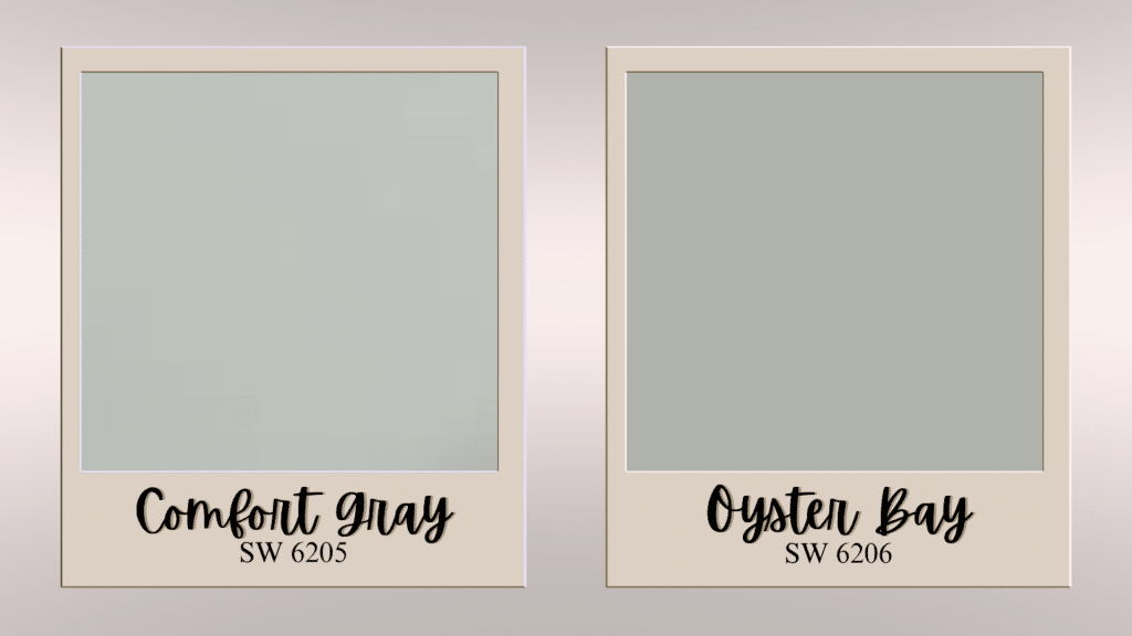 Comfort Gray vs Oyster Bay