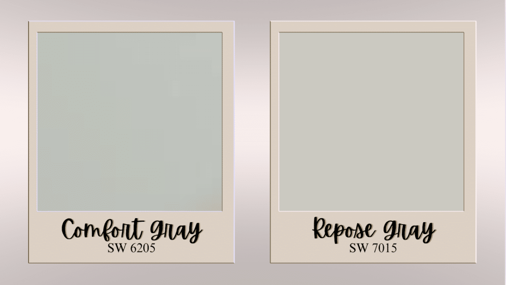 Comfort Gray vs Repose-Gray
