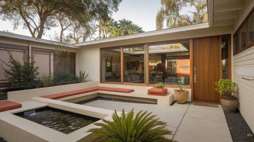 Courtyard-Style Entryways