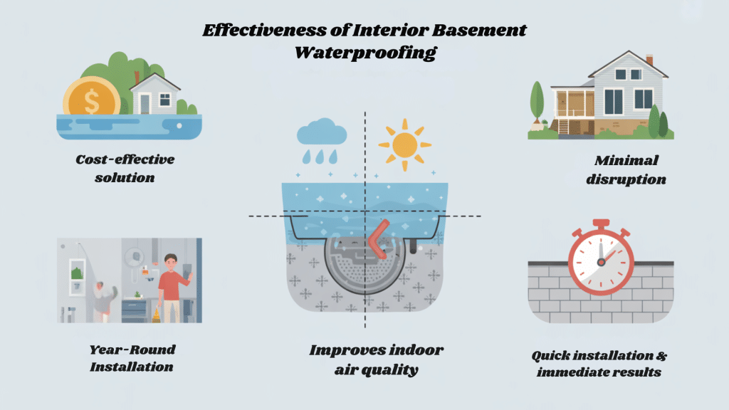 Effectiveness of Interior Basement Waterproofing