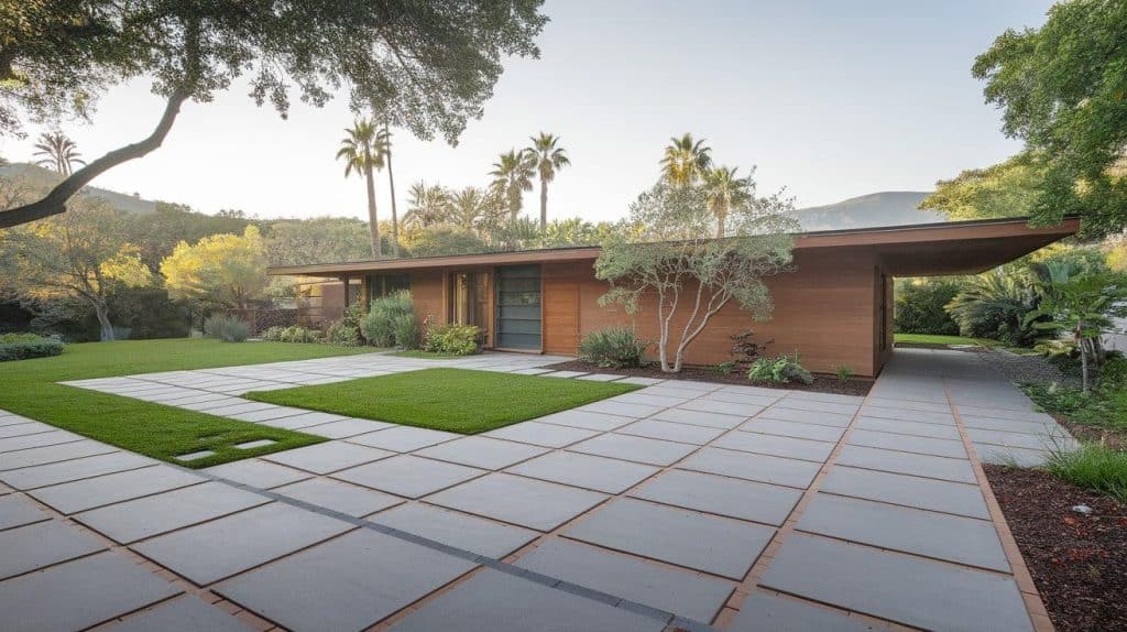 Geometric Walkways and Driveways