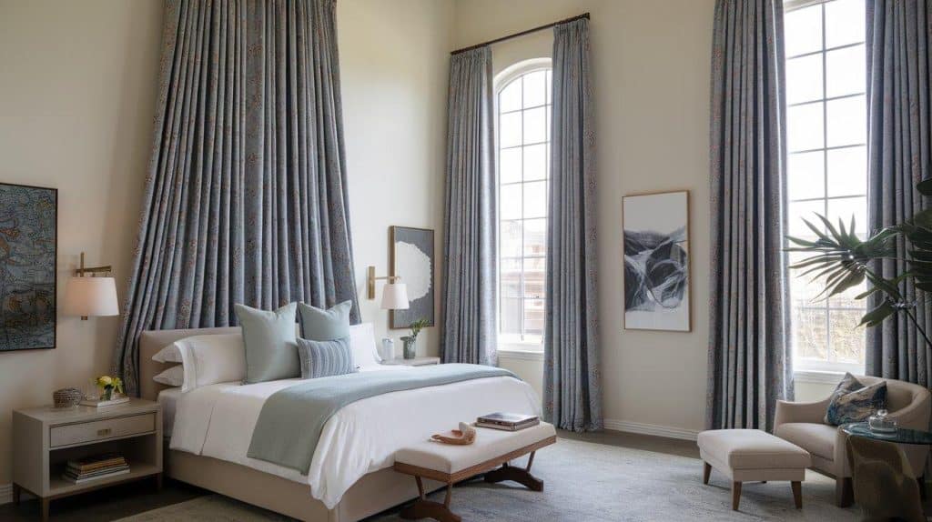Hang Curtains Closer to the Ceiling