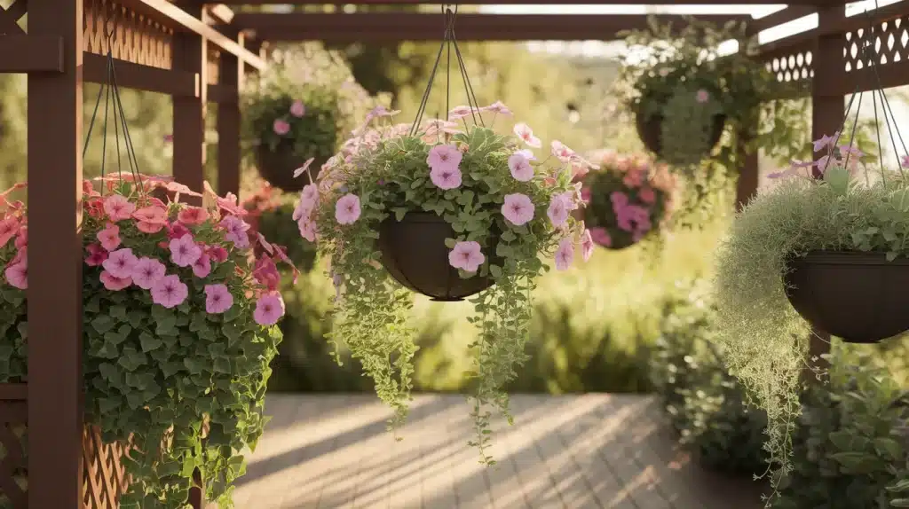 Hanging Baskets for a Floating Garden