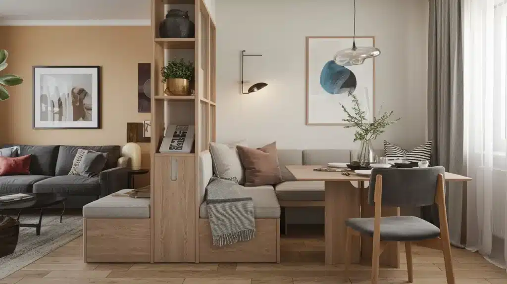 Incorporate a Bench with Storage