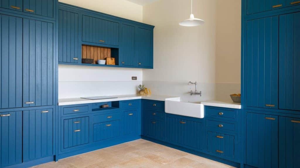 Indigo with Clean Lines