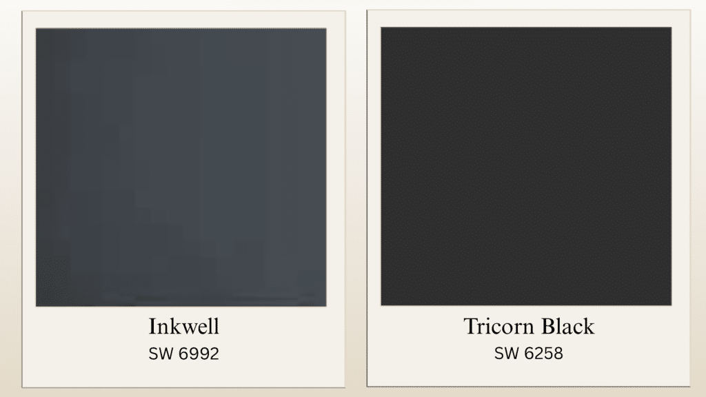 Inkwell vs Tricorn Black