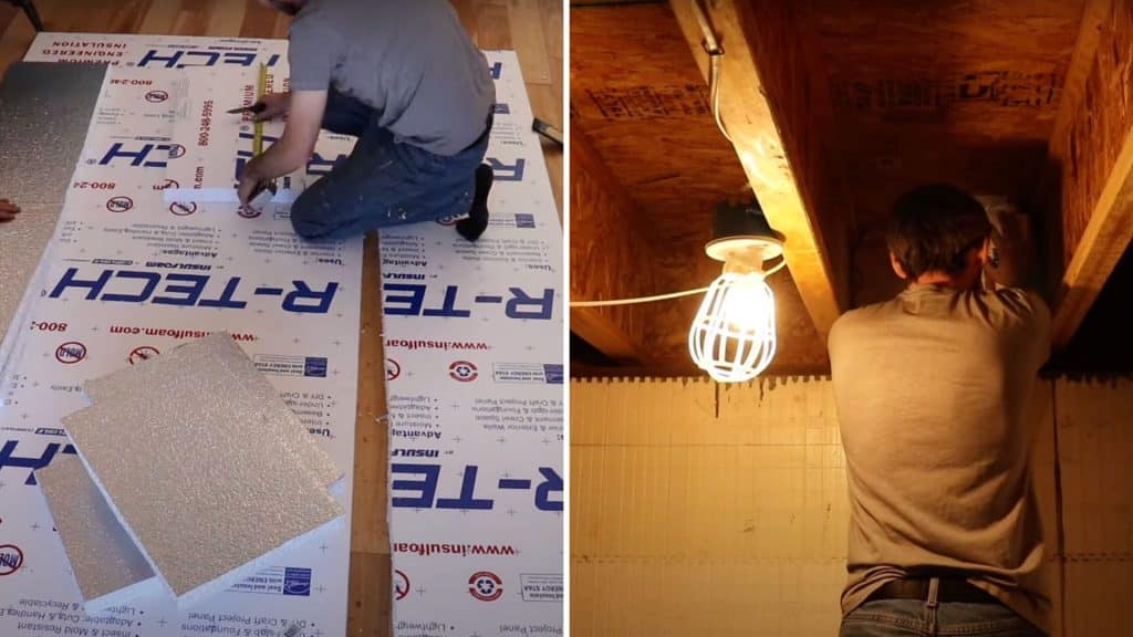Install Rim Joist Insulation