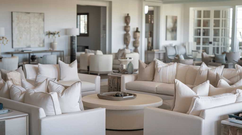 Light-Colored Sofas and Chairs