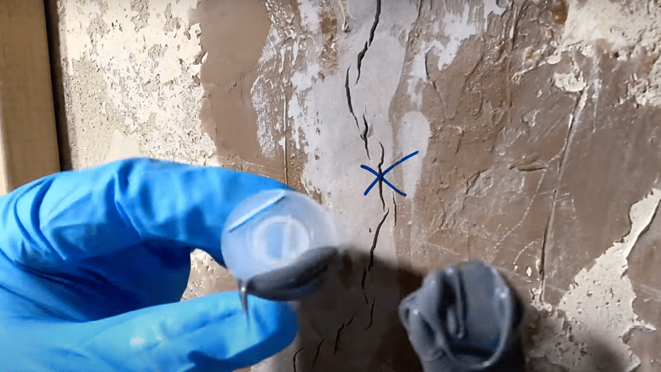 Mark Port Locations and Mix Epoxy
