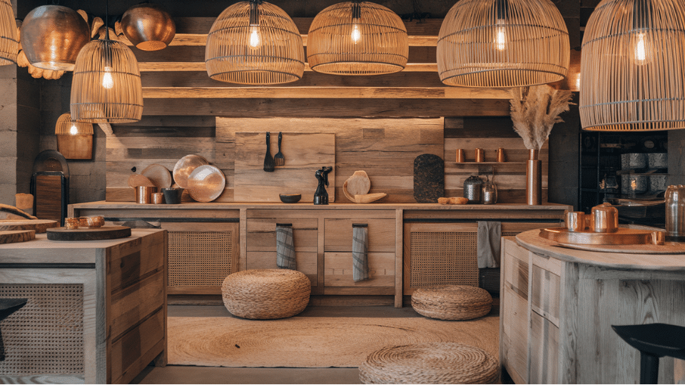Modern Lighting and Warm Accents