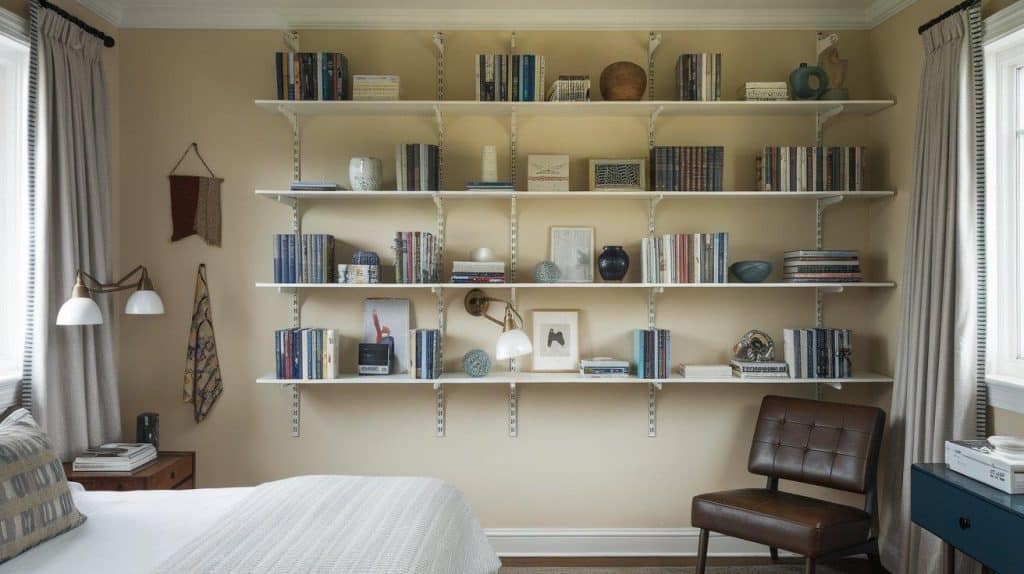 Mount Shelves and Lights on Walls