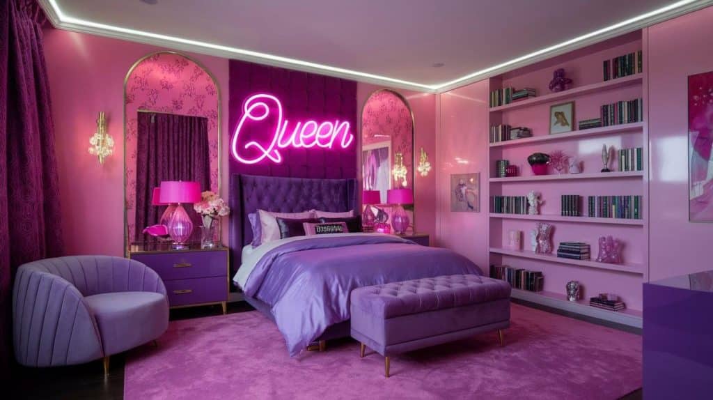 Neon Light Wall Art