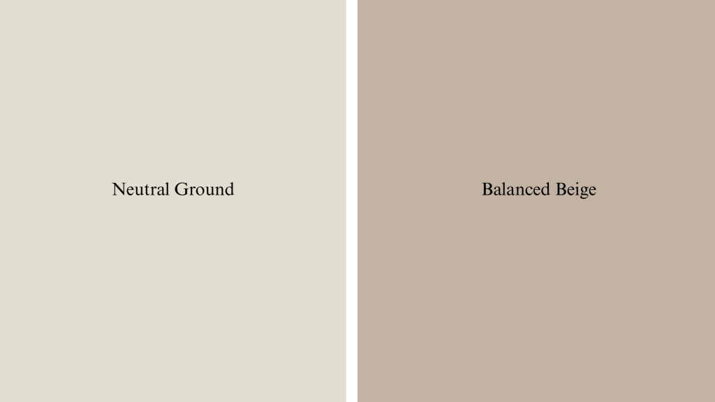 Neutral Ground vs. Balanced Beige