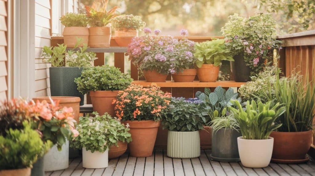 Potted Plants for Flexibility