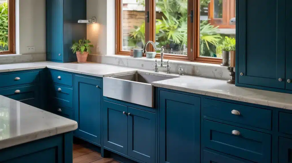 Prussian Blue with Concrete
