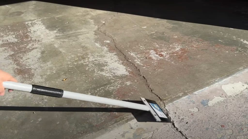 Remove Old Material and Clean the Crack