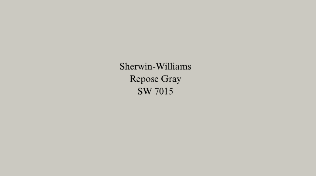 Repose Gray SW 7015
