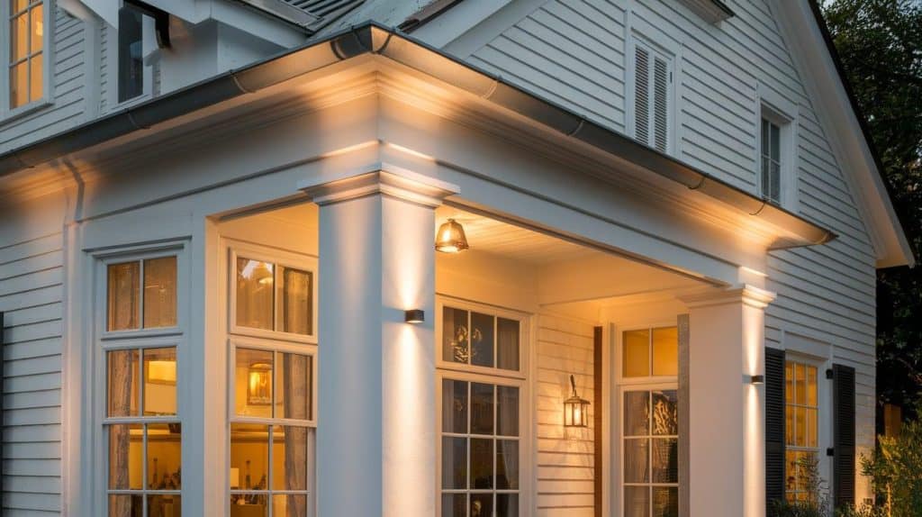 Smart Lighting for White Facades
