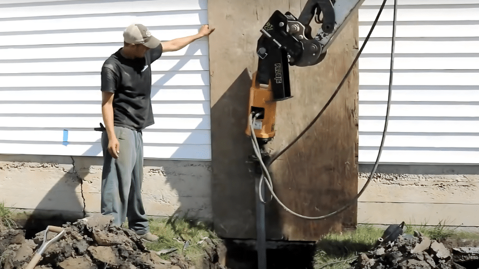 Installing Lead Sections with Helical Plates
