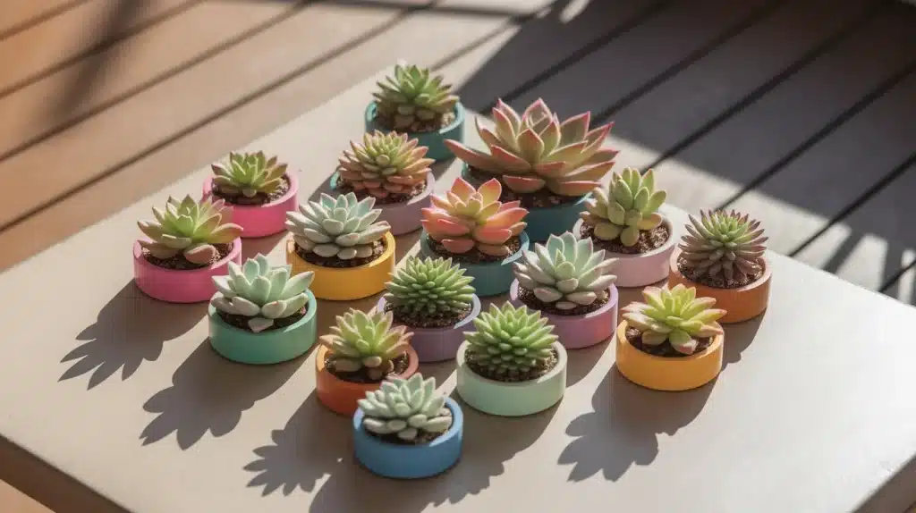 Succulent Displays for Low Maintenance Beauty
