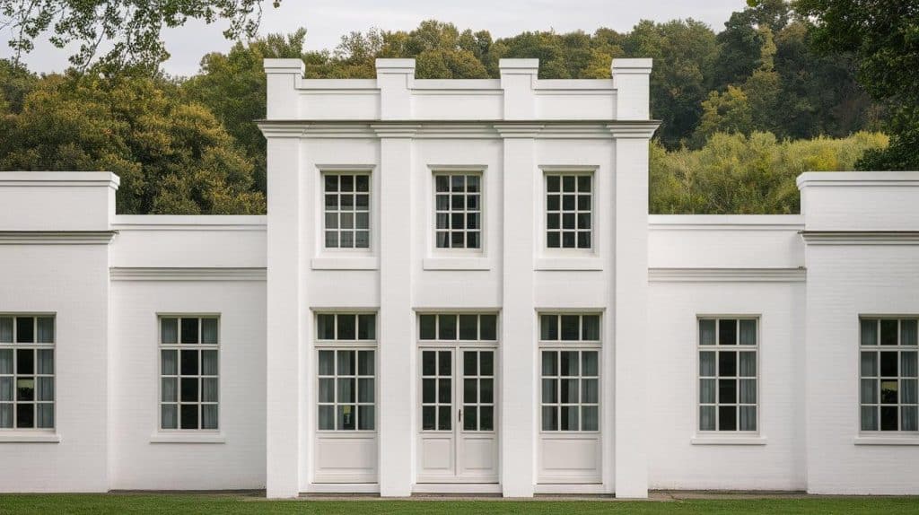 Symmetry and Simplicity in White Exteriors