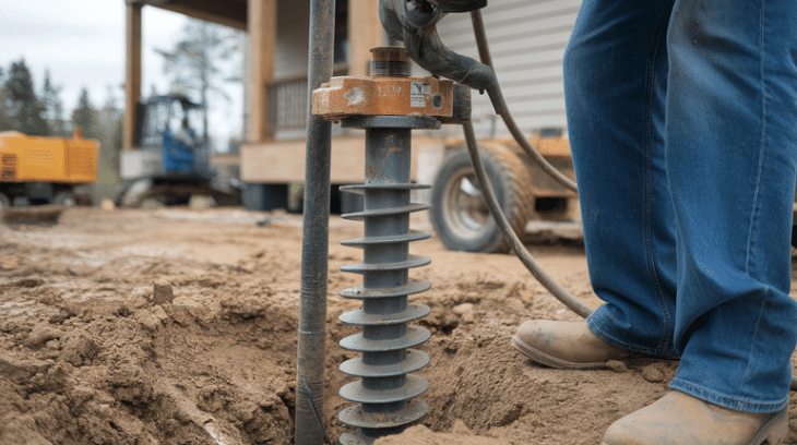 The Helical Pier Installation Process