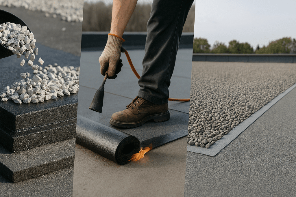 Types of Tar and Gravel Roofing Systems