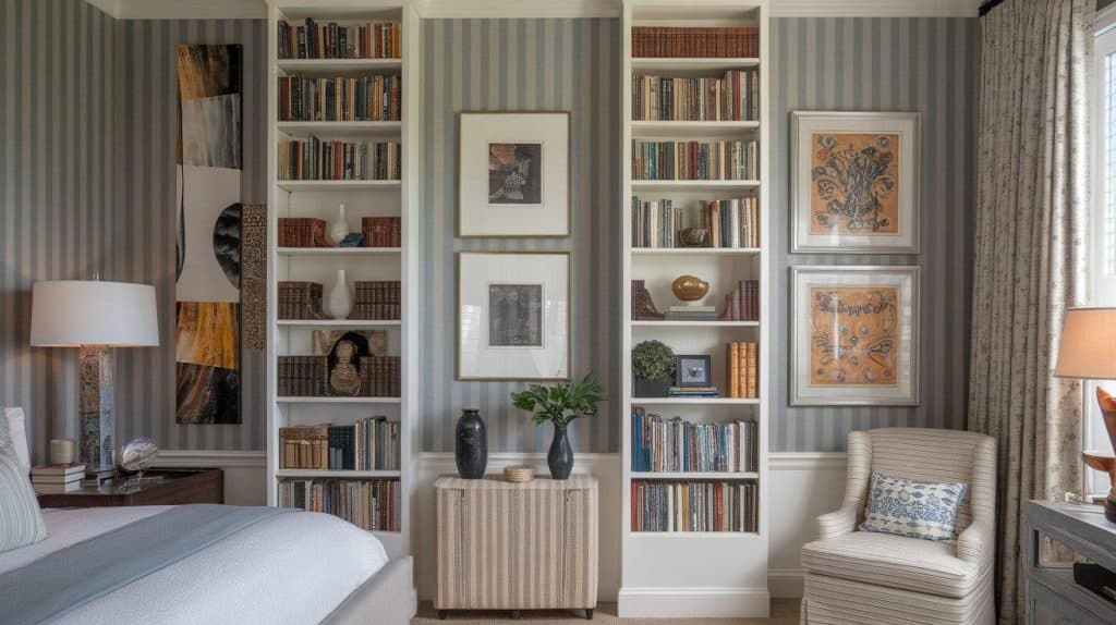 Use Vertical Space with Tall Shelves or Vertical Patterns