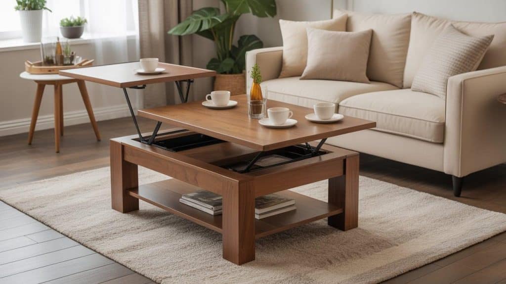 Use a Convertible Coffee Table