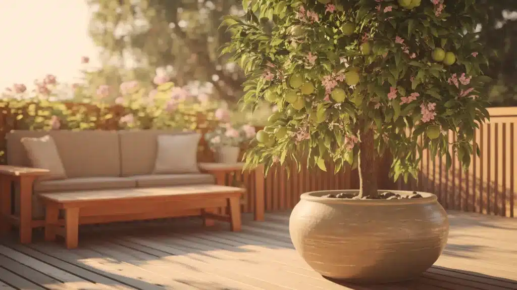 Use of Small Trees for Structure and Shade
