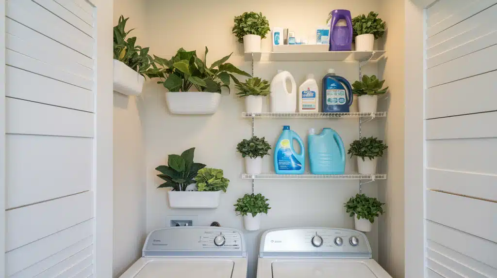 Vertical Garden Wall for Detergent and Plants.png