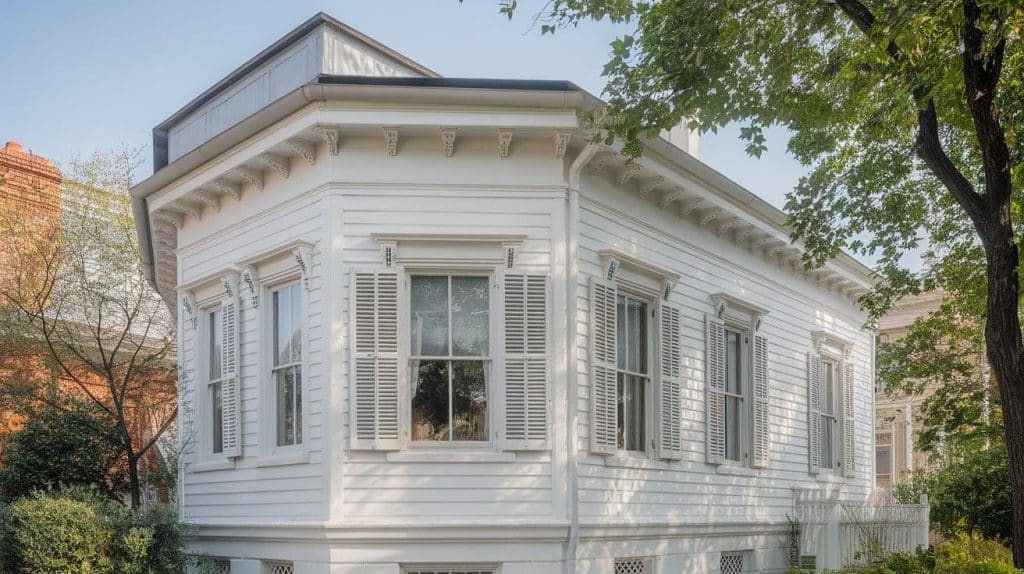 White House in Historic Neighborhood