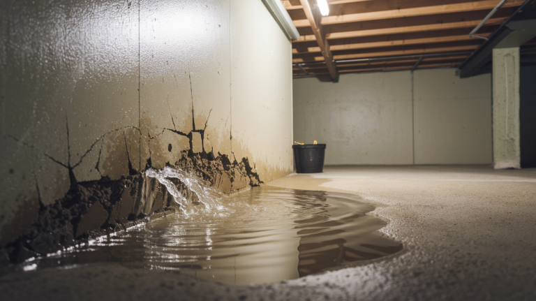 basement leaks where wall meets floor