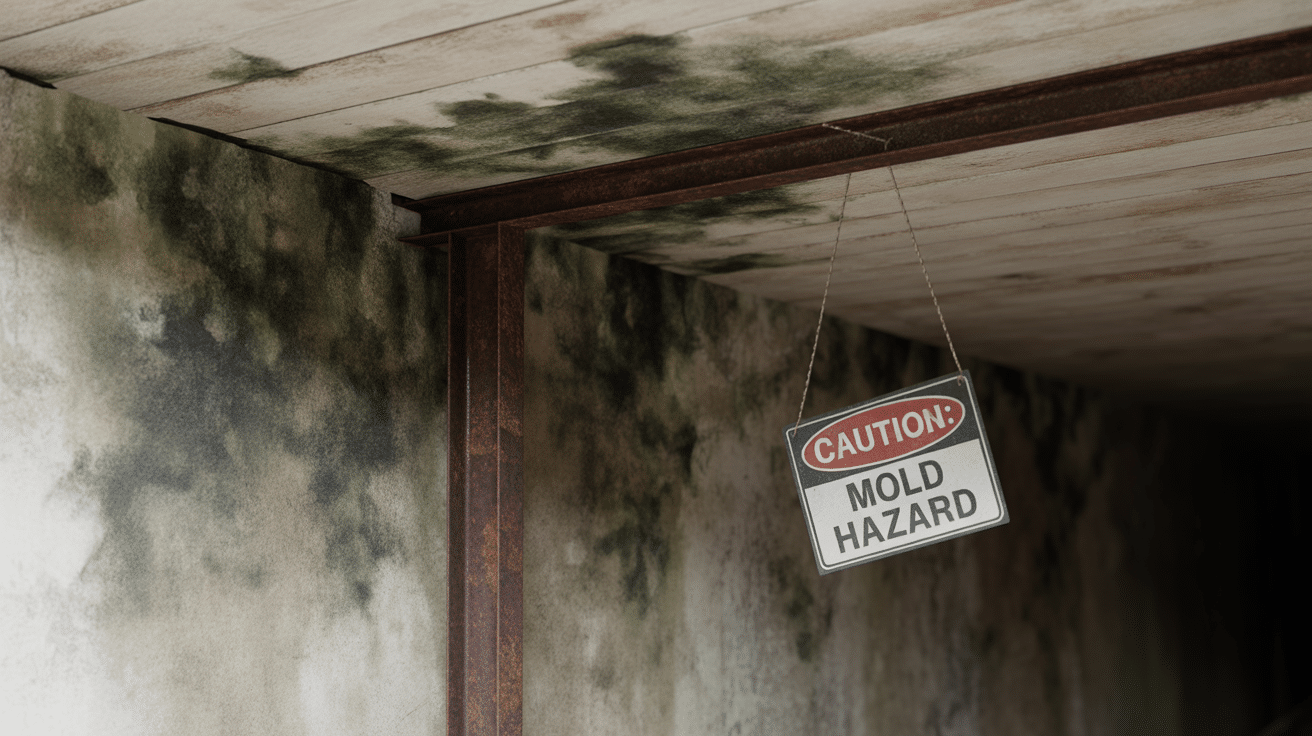 black mold in basement