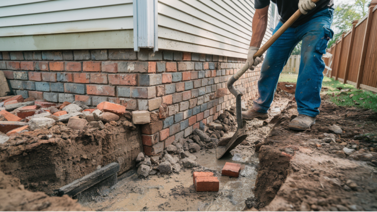 foundation repair before and after