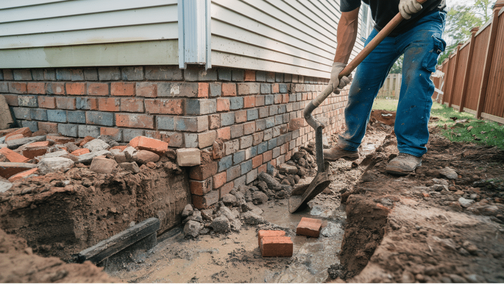 foundation repair before and after