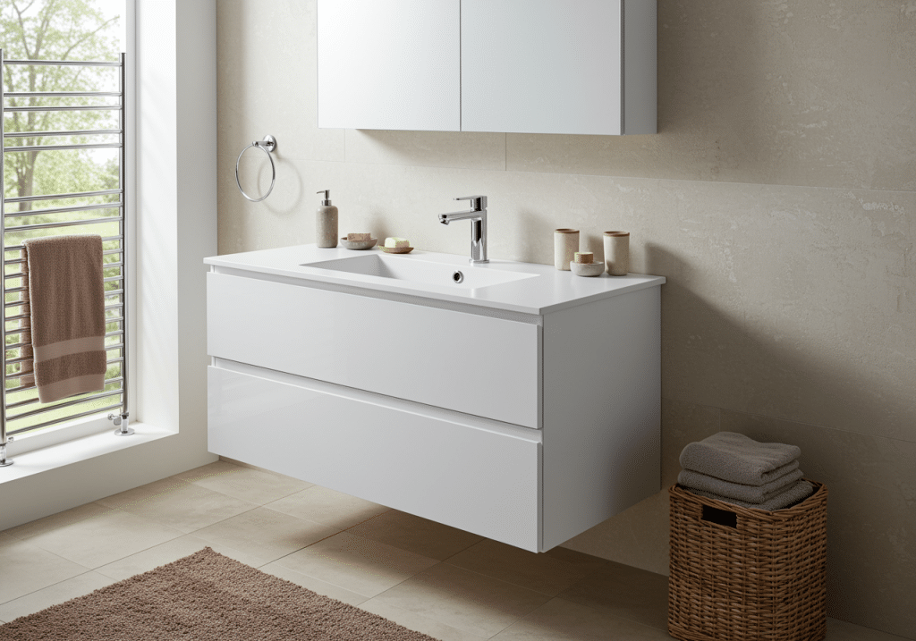 White Bathroom Vanity