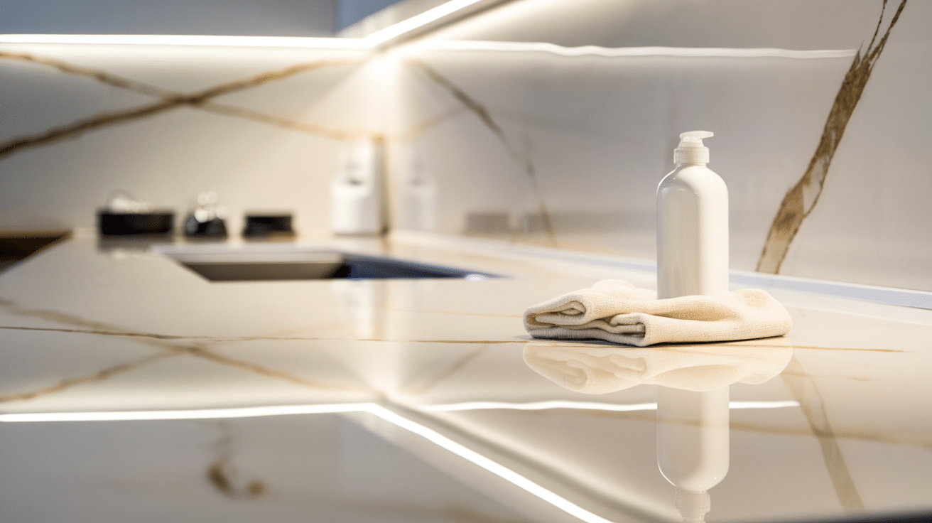 how to clean quartzite