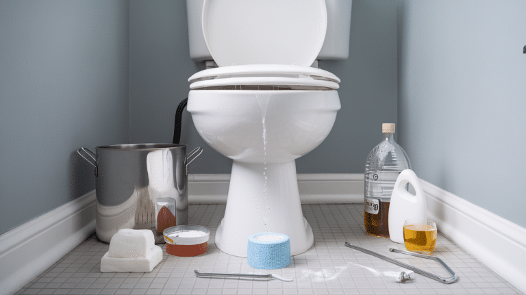 how to unclog a toilet without a plunger